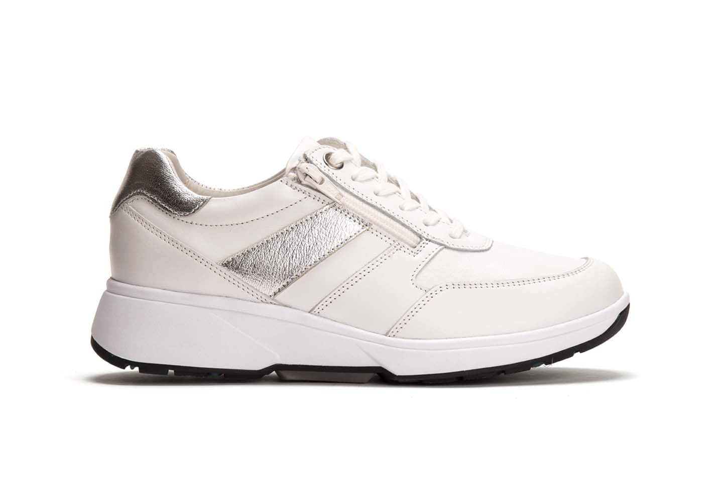 Zwart/bronzen Stretchwalker sneaker, de Tokio van Xsensible