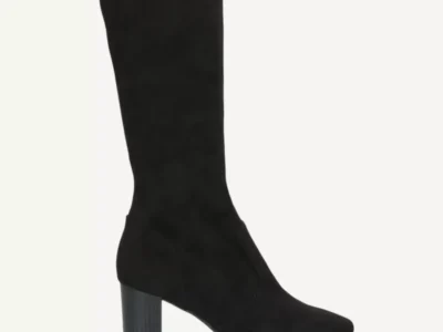 9-25503-45-044 Black Stretch Zwart Suede