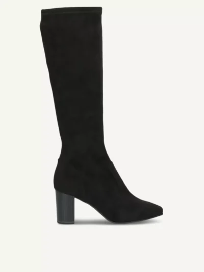 9-25503-45-044 Black Stretch Zwart Suede