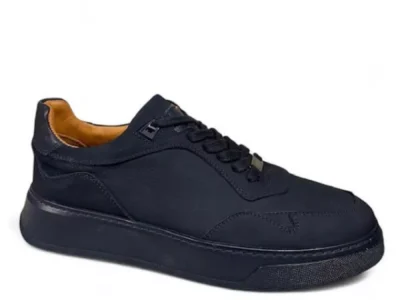 Berkelmans Berkelmans Braselton Navy Nubuck Blauw Suede