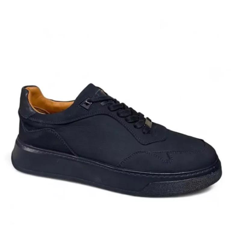 Berkelmans Berkelmans Braselton Navy Nubuck Blauw Suede