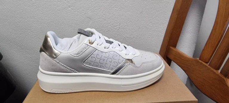 CRUYFF CRUYFF CC241850 Pace Court 102 Off White Grijs suede
