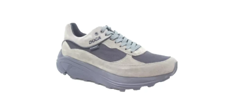Duca Duca Lecce Explorer Taupe Black DCG240145 Bruin Suede