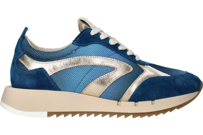 Piedi Nudi Piedi Nudi Vaya 01.13 Blue Gold Blauw Suede