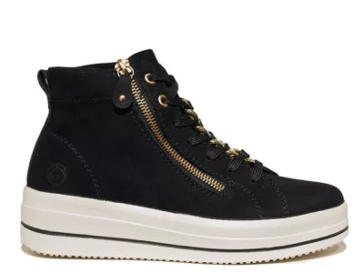 Remonte Remonte D1C70-02 Zwart Suede