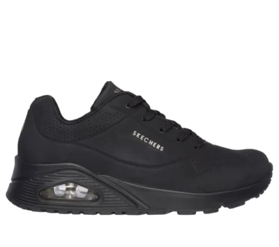 Skechers Skechers 73690 BBK Uno - Stand On Air Zwart