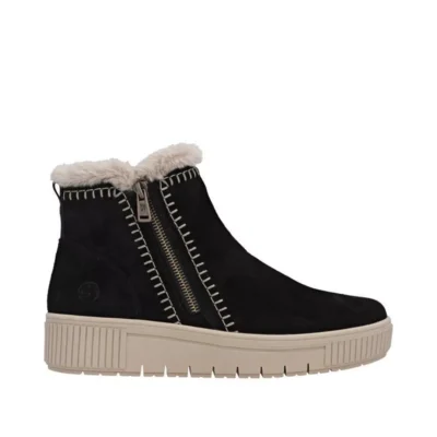 Remonte Remonte D3B70-03 Black Suede Zwart Suede