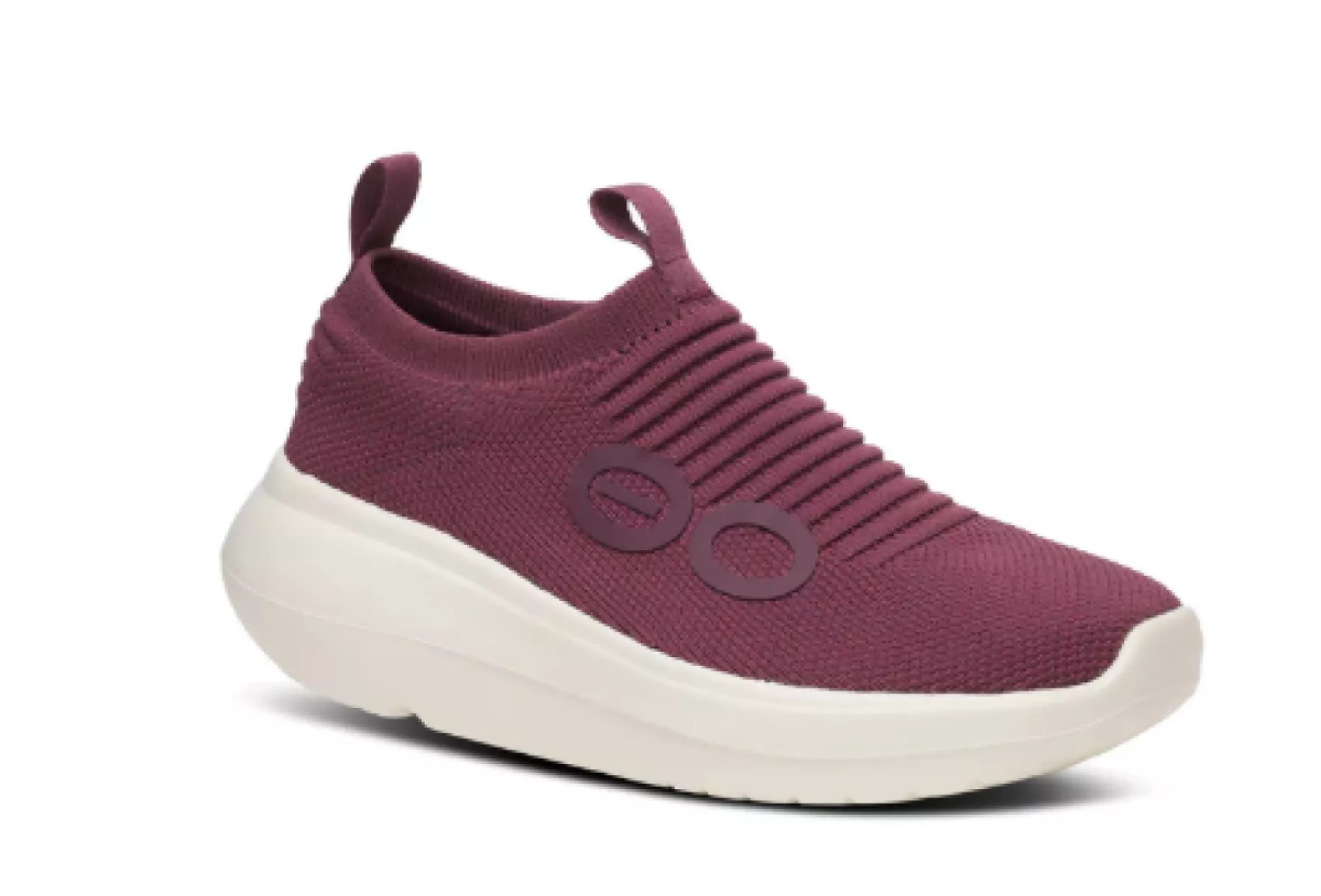 Oofos OOmy Zen Chalk/Mulberry Zwart 1 Oofos Oofos OOmy Zen Chalk/Mulberry Zwart