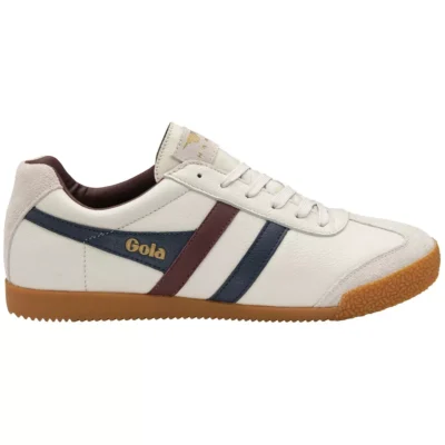 Gola Gola CMB426 Harrier Leather Off White/ Navy/ Burgundy Gebroken Wit