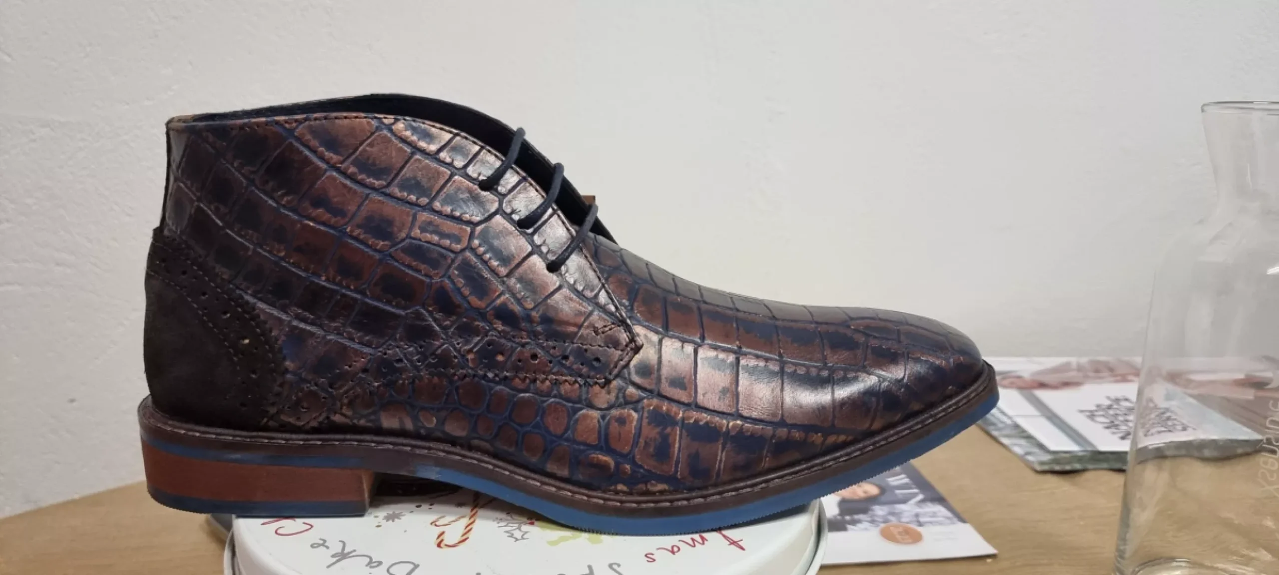 Jenszen 3918 Foil Cognac dark Bruin 2 Jenszen Jenszen 3918 Foil Cognac dark Bruin