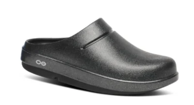 Oofos Oofos OOcloog Luxe - Black Sparkle Zwart