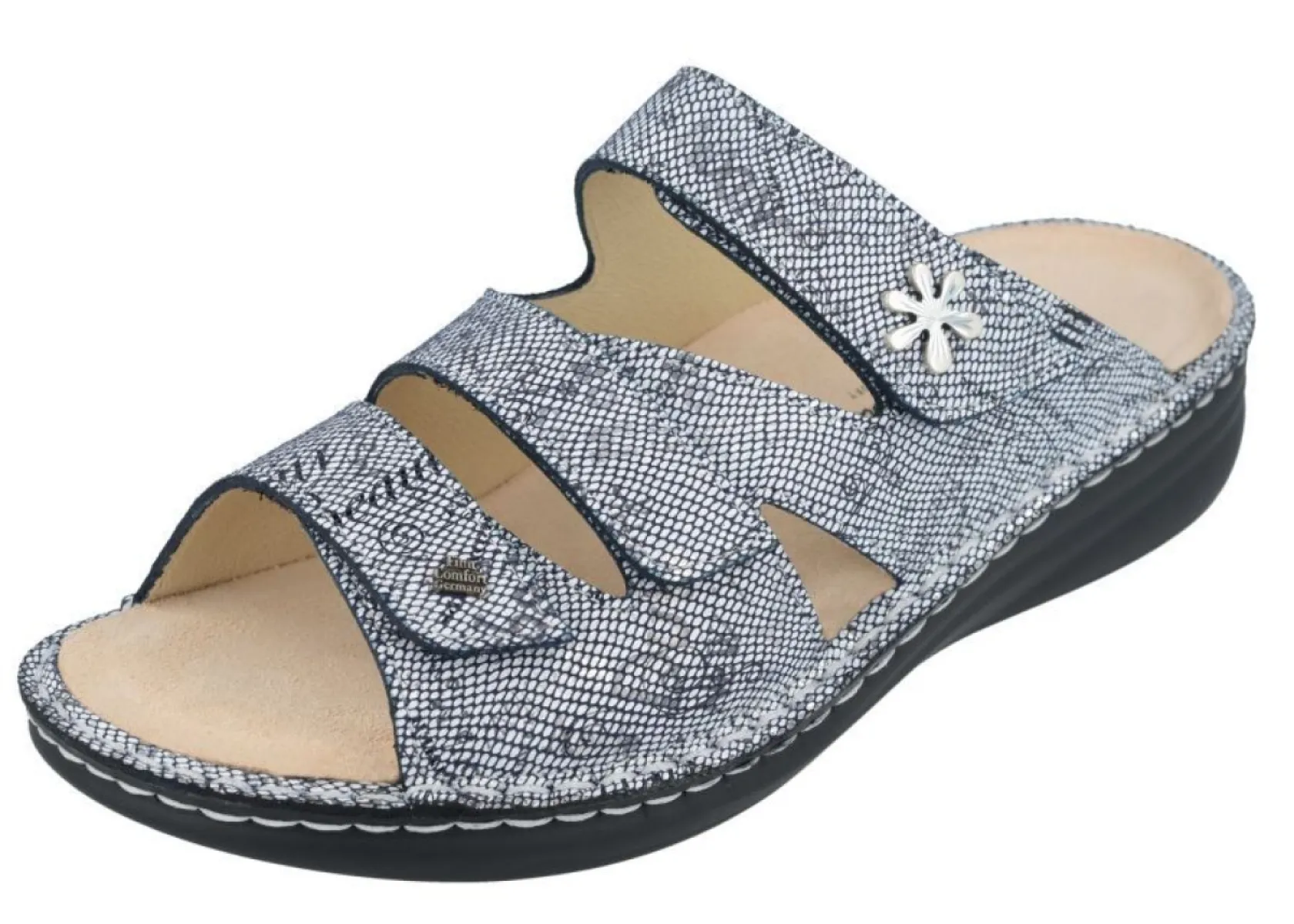 Finn Comfort 2640 732241 Grenada Blauw 1 Finn Comfort Finn Comfort 2640 732241 Grenada Blauw