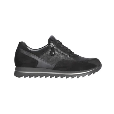 Waldlaufer Waldlaufer 923019 408 001 Haiba Schwarz Zwart Suede
