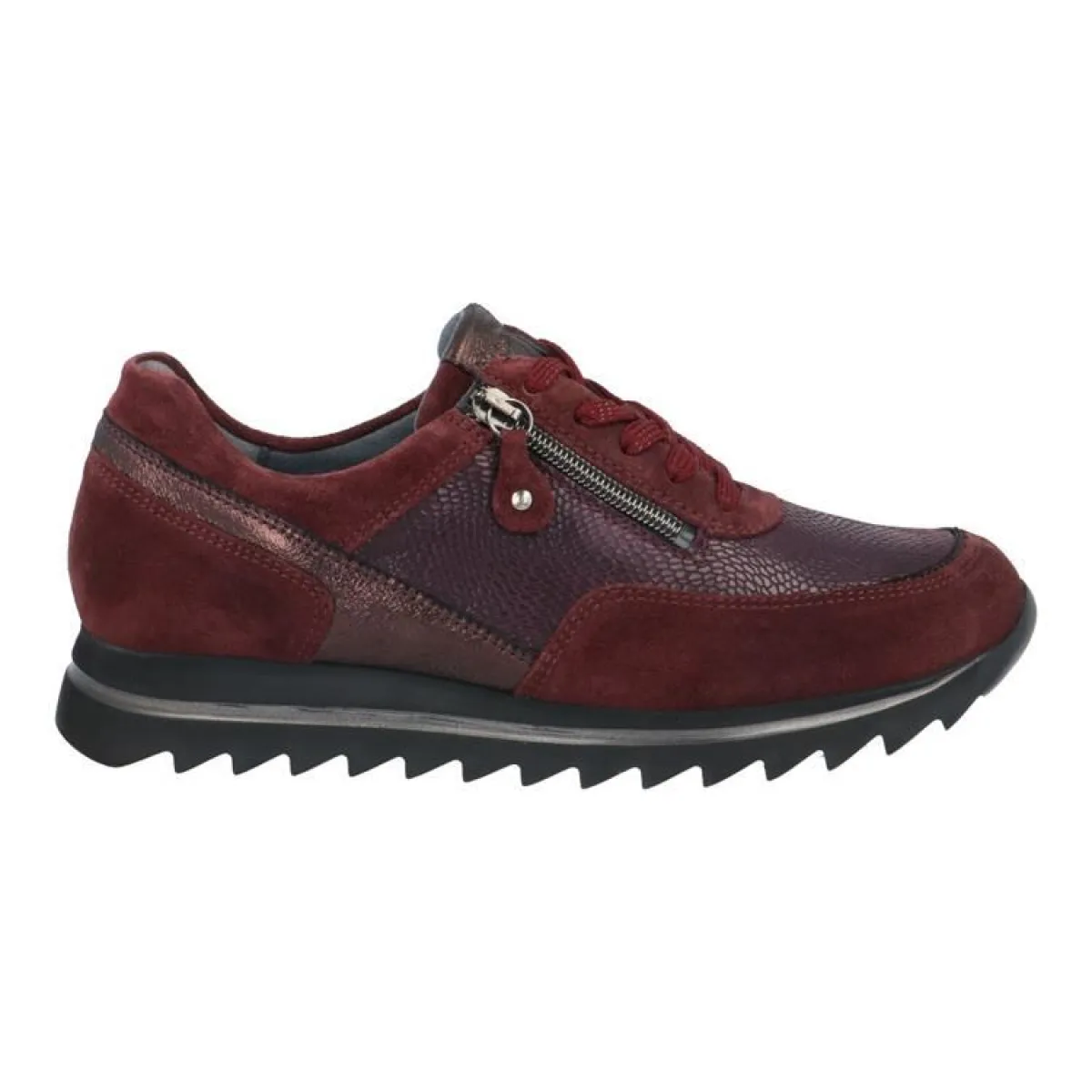 Waldlaufer 923019 409 020 Haiba Bordeaux Rood, Diverse Materialen 1 Waldlaufer Waldlaufer 923019 409 020 Haiba Bordeaux Rood, Diverse Materialen