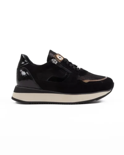 Footnotes Footnotes 30.009-2910 Elke Black Gold K Zwart Suede