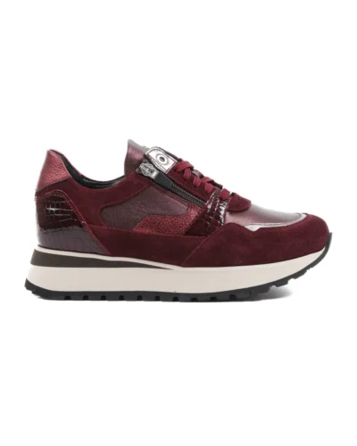 Footnotes Footnotes Elke 32.009-2053 Suede Combi K Rood, Diverse Materialen