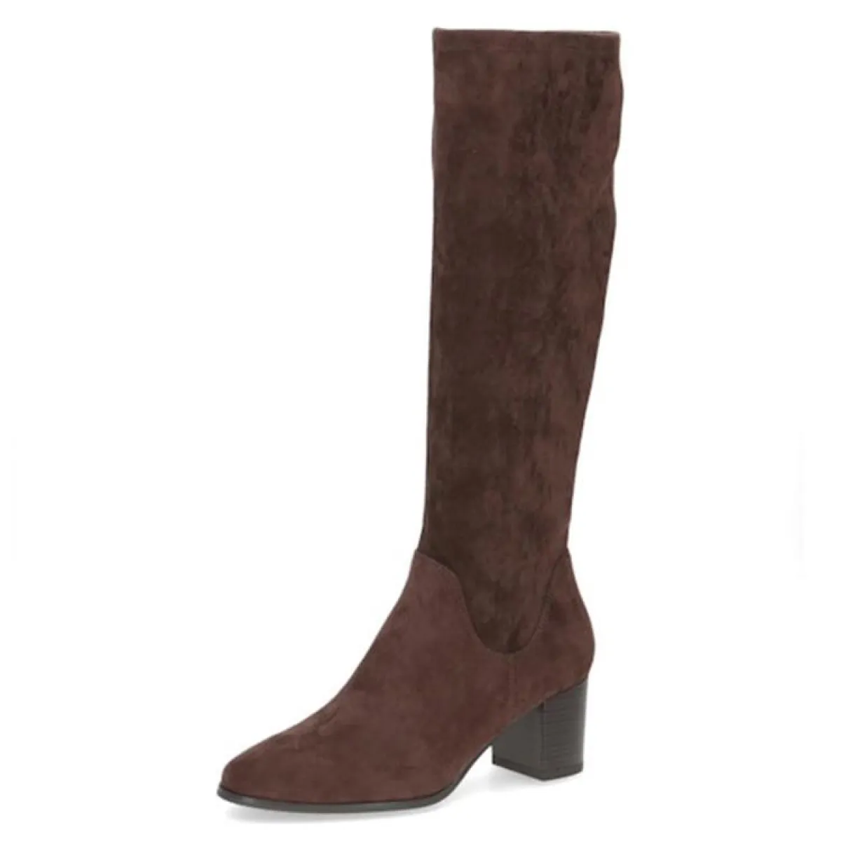 Caprice 9-25503-45 38A Brown Chocolate Stretch Bruin Suede 1 Caprice Caprice 9-25503-45 38A Brown Chocolate Stretch Bruin Suede