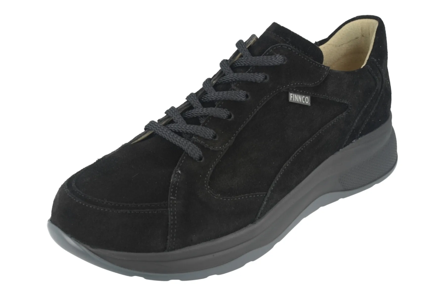 Finn Comfort 02780-427099 Piccadilly Black Zwart Suede 1 Finn Comfort Finn Comfort 02780-427099 Piccadilly Black Zwart Suede