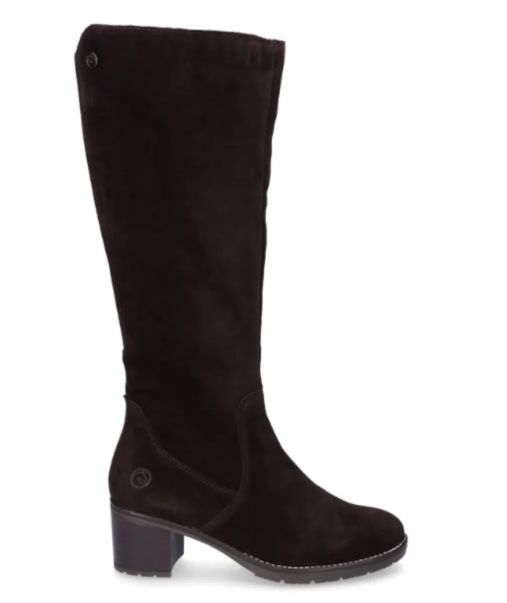 Remonte D2A78-25 Dark Brown Bruin Suede 1 Remonte Remonte D2A78-25 Dark Brown Bruin Suede