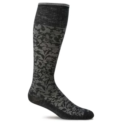 Sockwell Sockwell SW16W.900 Damask 15-20 Zwart