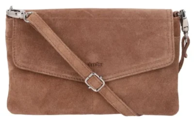 DSTRCT DSTRCT Portland Road Schoudertas clutch taupe 124240.25 Bruin Suede