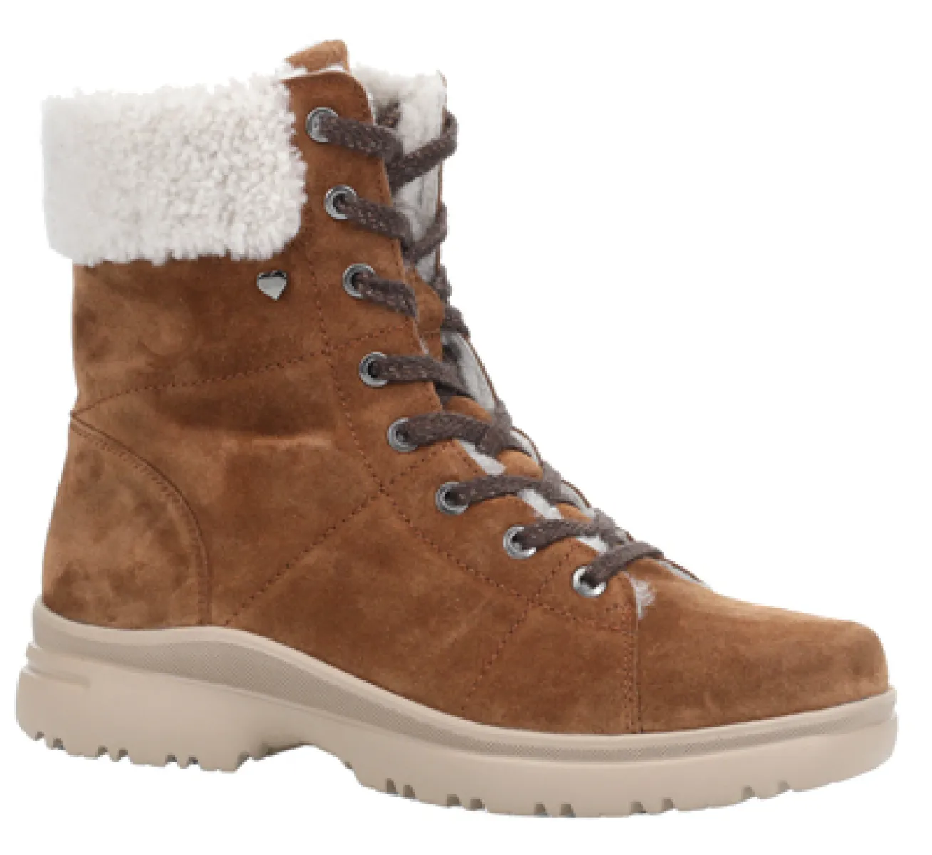 Hartjes 172.2801/30 53.00 Cognac Calora H Bruin Suede 1 Hartjes Hartjes 172.2801/30 53.00 Cognac Calora H Bruin Suede