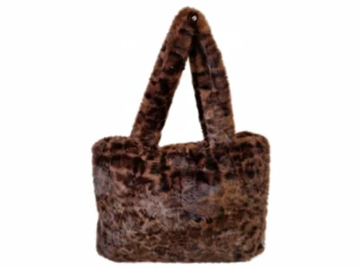 I'm Dutch I'm Dutch Schoudertas Leopard Dark Beige